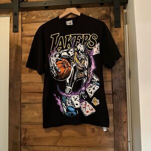 NBA Lakers Graphic Tee - Black and Purple